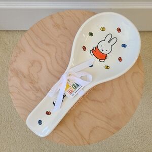 Miffy Red Blue Yellow Green Summer Butterflies Spoon Rest